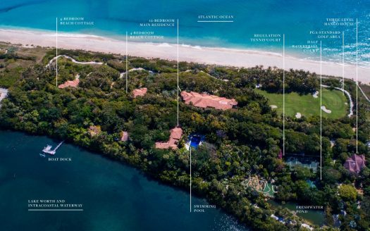 Beachside Homes for SALE – Gemini, Manalapan, Florida – $137.5 Million